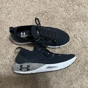 Under Armour Black and White Athletic Shoes